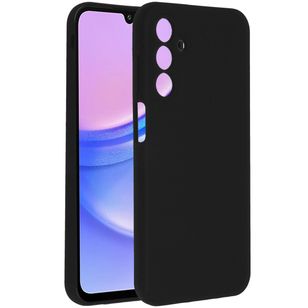 Accezz Liquid Silikoncase Samsung Galaxy A15 (5G/4G) - Schwarz
