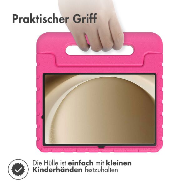 Accezz SchutzHülle mit Handgriff kindersicher Samsung Galaxy Tab A11 Plus / A9 Plus - Rosa