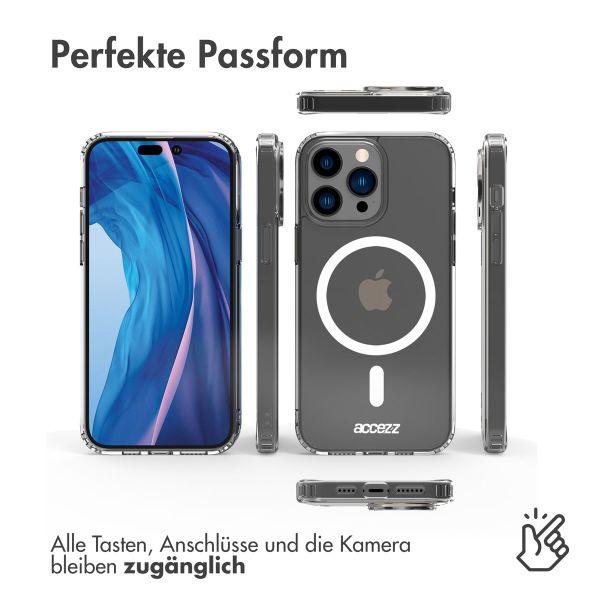Accezz Clear Backcover mit MagSafe Apple iPhone 14 Pro Max - Transparent