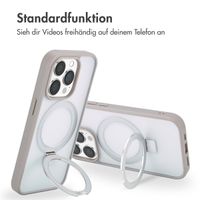 Accezz Ring Stand Backcover mit MagSafe Apple iPhone 14 Pro Max - Grau