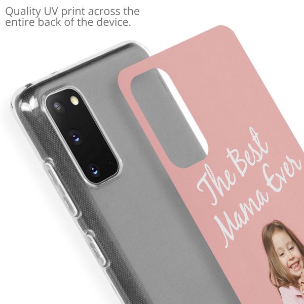 Gestalte deine eigene Clear Case Samsung Galaxy S20 - Transparent