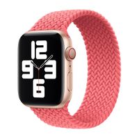Apple Geflochtenes Solo Loop für  Apple Watch | 38/40/41/42 mm - Größe 9 - Pink Punch