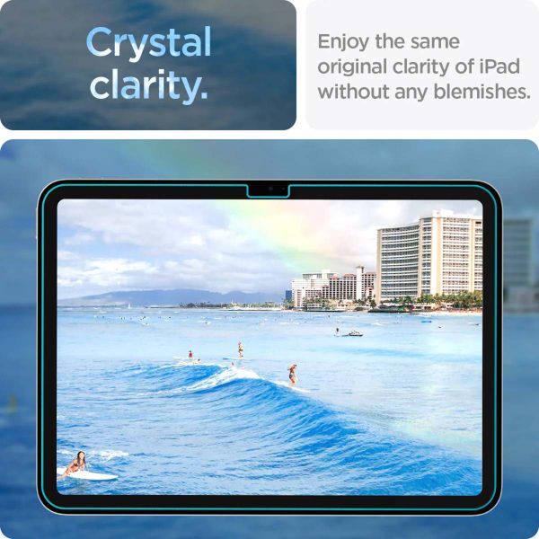 Spigen GLAStR EZ Fit Displayschutzfolie + Applicator Apple iPad 11 (2025) 11 Zoll A16 / iPad 10 (2022) 10.9 Zoll