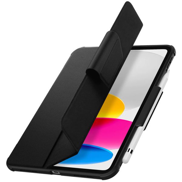 Spigen Rugged Armor Pro Klapphülle Apple iPad 11 (2025) 11 Zoll A16 / iPad 10 (2022) 10.9 Zoll - Schwarz