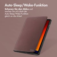 Accezz Classic Klapphülle Samsung Galaxy Tab S9 11.0 Zoll / S10 Lite / S10 FE / S9 FE 10.9 Zoll - Braun