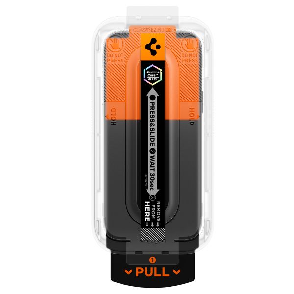 Spigen GLAStR Fit Displayschutzfolie 2er-Pack + Applicator Apple iPhone 18 Pro / 17 Pro / 17 / 16 Pro
