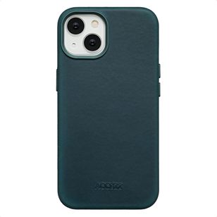 Accezz Vintage Leather Magsafe Backcover Apple iPhone 14 - Smokey Green
