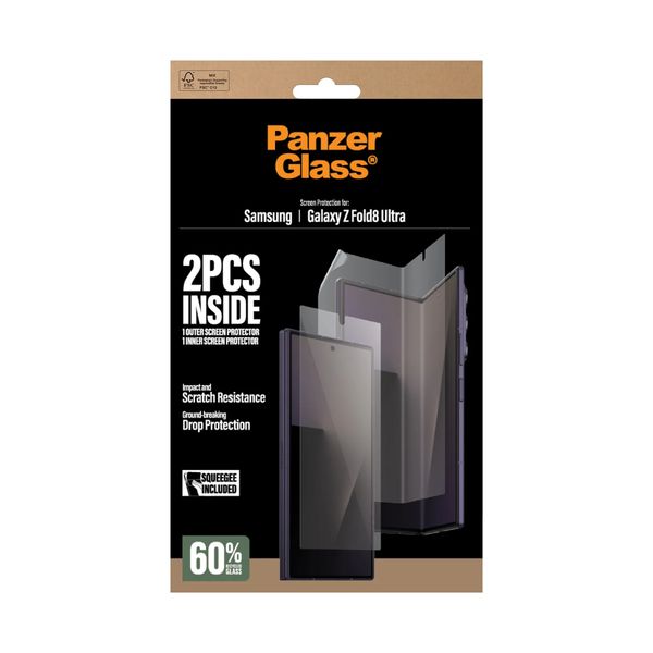 PanzerGlass Displayschutzfolie Glas & Folie Samsung Galaxy Z Fold 8 Ultra