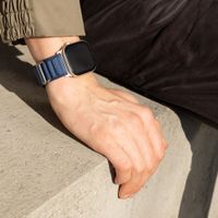 Accezz Nylon Alpine Armband für Samsung Galaxy Watch 9 (40/44mm) / Watch 8 (40/44mm) / Classic (46mm) - Dark Blue