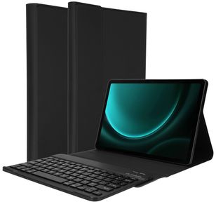 Accezz Bluetooth Keyboard Klapphülle Samsung Galaxy Tab S10 FE / S9 FE - QWERTY / NL - Schwarz