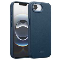 Accezz MagSafe Leather Backcover Apple iPhone 17e / 16e - Nightfall Blue
