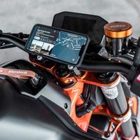SP Connect Moto Mount Pro Fahrrad-/Scooter-/Motorrad-Handyhalterung für SPC+ Hüllen - Schwarz
