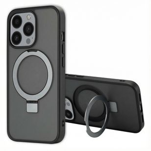 Accezz Ring Stand Backcover mit MagSafe Apple iPhone 13 Pro - Schwarz