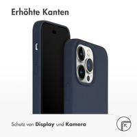 Accezz Liquid Silikoncase Apple iPhone 14 Pro Max - Dunkelblau