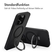 Accezz Ring Stand Backcover mit MagSafe Apple iPhone 14 Pro Max - Schwarz