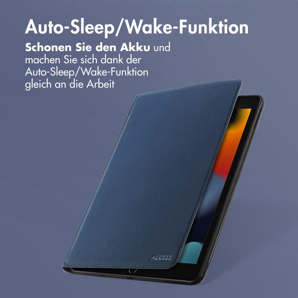 Accezz Classic Klapphülle Apple iPad 6 (2018) 9.7 Zoll / iPad 5 (2017) 9.7 Zoll / Air 2 (2014)/Air 1 (2013) - Dunkelblau