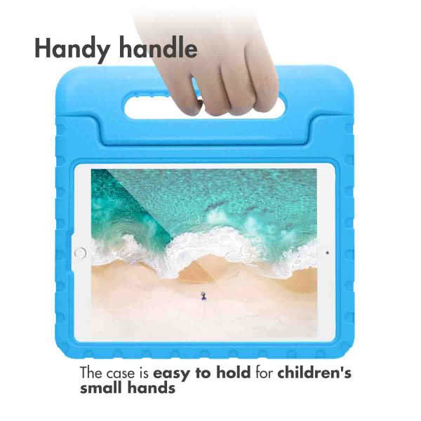 Accezz SchutzHülle mit Handgriff kindersicher Apple iPad 9 (2021) 10.2 Zoll / iPad 8 (2020) 10.2 Zoll / iPad 7 (2019) 10.2 Zoll - Blau
