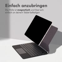 Accezz Magnetische Bluetooth Tastatur Apple iPad Air 11 Zoll (2025) M3 / (2024) M2 / Pro 11 (2018/2020/2021/2022) - QWERTY / NL - Schwarz