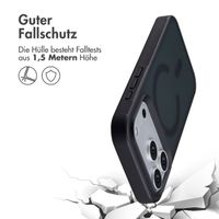 Accezz Rugged Frosted Back Cover mit MagSafe Apple iPhone 17 Pro - Schwarz