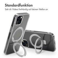 Accezz Ring Stand Backcover mit MagSafe Apple iPhone 13 - Transparent