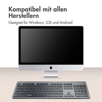 Accezz Premium Desktop QWERTY Bluetooth-Tastatur - Schwarz