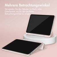 Accezz Smarte Klapphülle aus Silikon Apple iPad Air 13 Zoll (2026) M4 / (2025) M3 / (2024) M2 - Rosa
