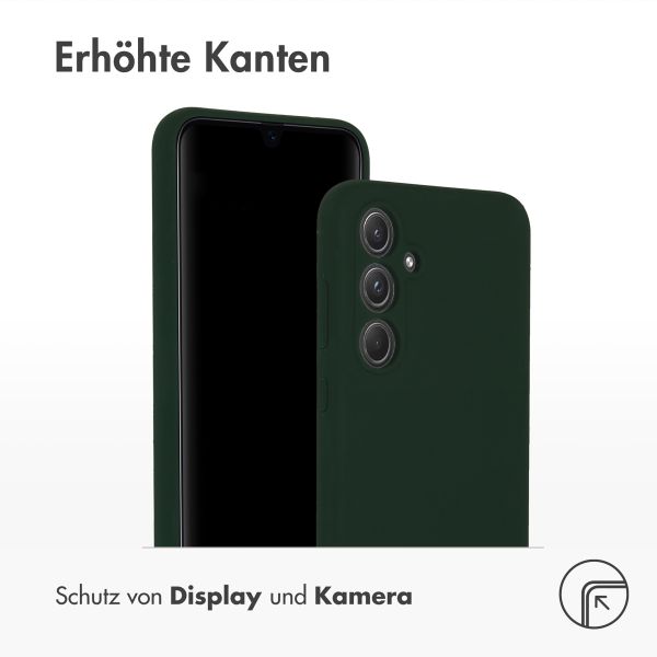 Accezz Liquid Silikoncase Samsung Galaxy A55 - Forest Green