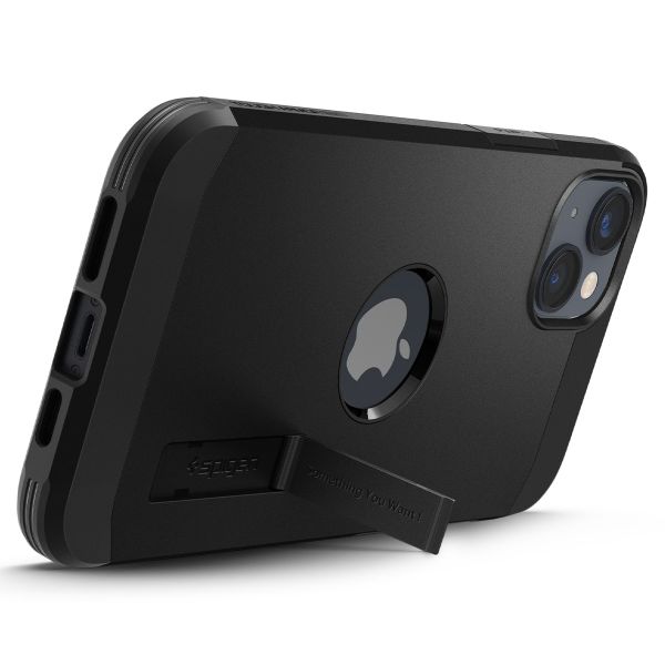 Spigen Tough Armor Backcover MagSafe Apple iPhone 14 - Schwarz