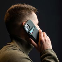 Accezz Lederkartenhalter - Geeignet für MagSafe und Qi2 - Cedar Green