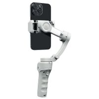 Selencia Gimbal Stabilizer mit LED-Licht - Smartes Tracking - Tripod - Cosy Grey