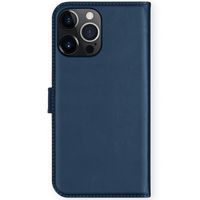 Selencia Echtleder Klapphülle Apple iPhone 13 Pro - Blau