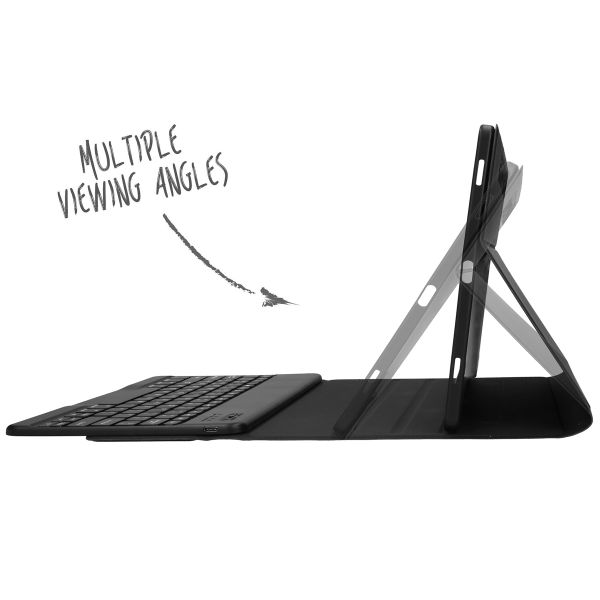 Accezz Bluetooth Keyboard Klapphülle Samsung Galaxy Tab S9 FE Plus - QWERTY / NL - Schwarz