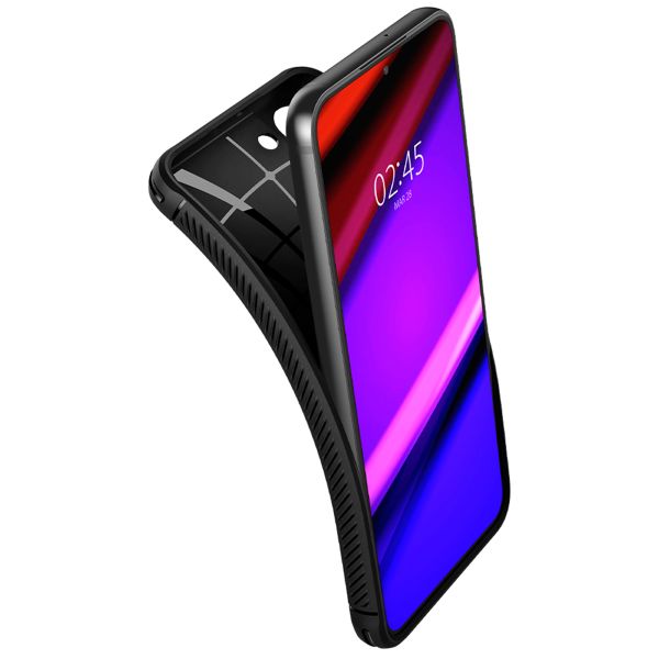 Spigen Rugged Armor™ Case Schwarz für das Samsung Galaxy S22 Ultra