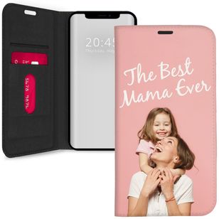 Gestalte deine eigene Compact Gel Klapphülle Apple iPhone 15 - Weiß