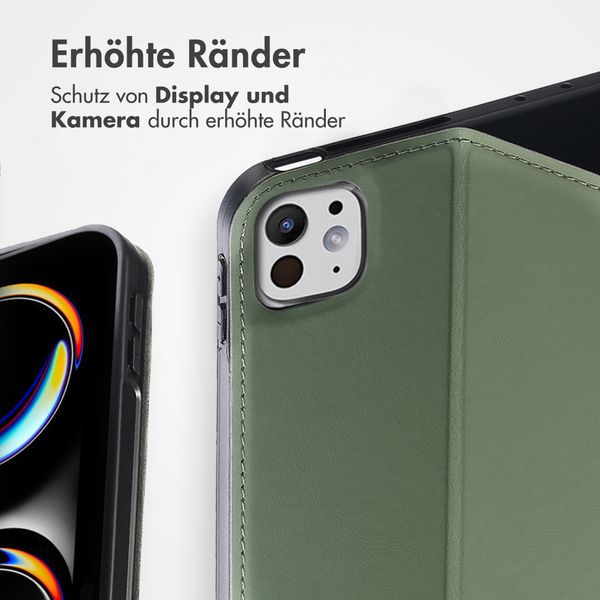 Accezz Classic Klapphülle Apple iPad Pro 13 (2025) M5 / (2024) M4 - Grün