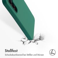 Accezz Liquid Silikoncase mit MagSafe Samsung Galaxy S24 FE - Forest Green