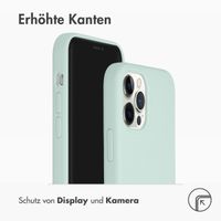 Accezz Liquid Silikoncase Apple iPhone 12 (Pro) - Sky Blue