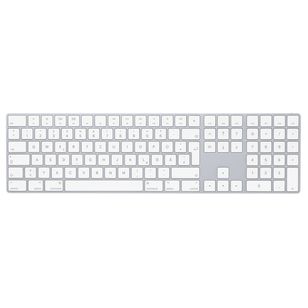 Apple Magic Keyboard mit Numerisches Tastenfeld - Kabellose Tastatur - AZERTY - Silber