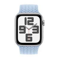 Apple Geflochtenes Solo Loop für  Apple Watch | 38/40/41/42 mm - Größe 3 - Light Blue