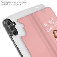 Gestalte deine eigene Compact Gel Klapphülle Samsung Galaxy A34 (5G) - Weiß