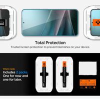Spigen GLAStR Privacy EZ Fit Displayschutzfolie + Applicator - 2er-Pack Samsung Galaxy S24 Plus / S25 Plus