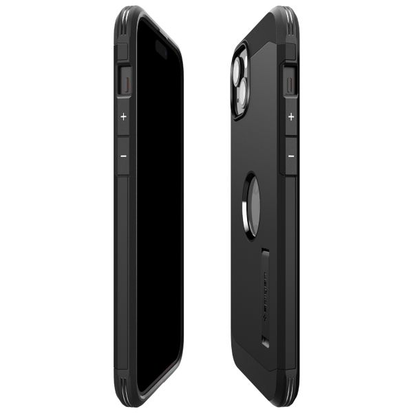 Spigen Tough Armor Backcover MagSafe Apple iPhone 15 - Schwarz