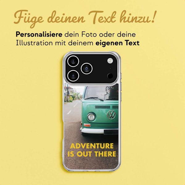 Gestalte deine eigene MagSafe Clear Case Apple iPhone 18 Pro / 17 Pro - Transparent
