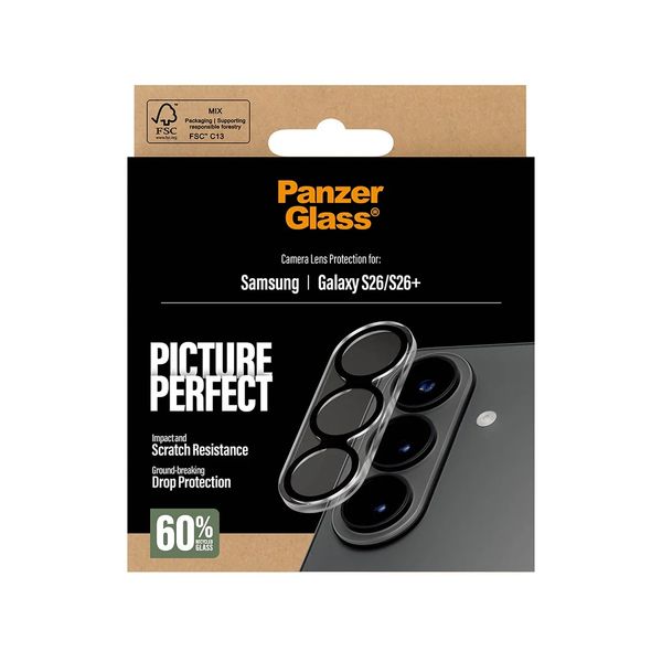 PanzerGlass PicturePerfect Kameralinsenschutz Samsung Galaxy S26 / S26 Plus - Transparent