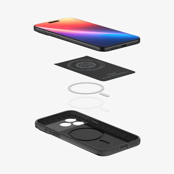 Spigen Thin Fit Backcover mit MagSafe Apple iPhone 17 Pro - Black