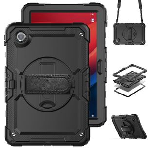 Accezz Robustes Back Cover mit Schultergurt Lenovo Tab M11 - Schwarz