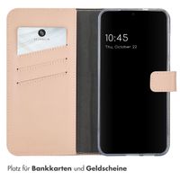 Selencia Echtleder Klapphülle Samsung Galaxy S25 Plus - Dusty Pink
