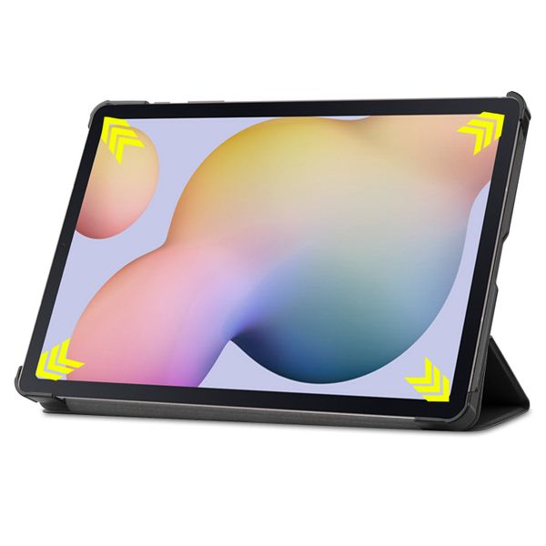 Accezz Trifold Klapphülle Samsung Galaxy Tab S8 / S7 - Schwarz