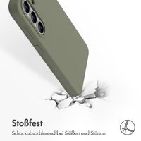 Accezz Liquid Silikoncase mit MagSafe Samsung Galaxy S26 - Cooper Green
