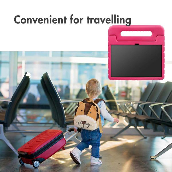 Accezz SchutzHülle mit Handgriff kindersicher Samsung Galaxy Tab A11 Plus / A9 Plus - Rosa